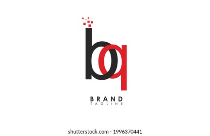 Alphabet letters Initials Monogram logo BQ, QB, B and Q