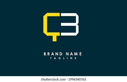 Alphabet letters Initials Monogram logo QB, BQ, Q and B