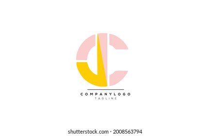 Alphabet letters Initials Monogram logo DC, DC INITIAL, DC letter