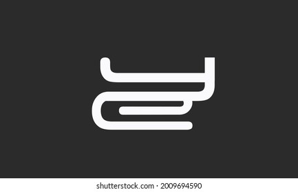 Alphabet letters Initials Monogram logo YE, EY, Y and E