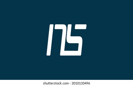 Letras alfabéticas Iniciales Monograma NS, SN, N y S