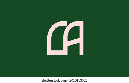 Alphabet letters Initial Monogram Logo LA, AL, L und A