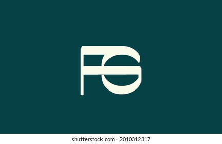 Alphabet letters Initials Monogram logo FS, SF, F and S