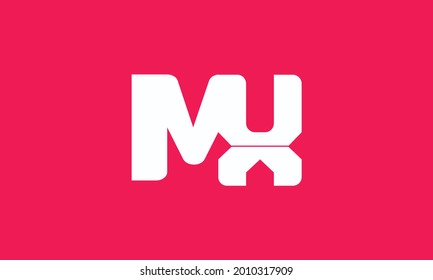 Alphabet letters Initials Monogram logo MX, XM, M and X