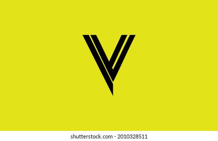 Alphabet letters Initials Monogram logo VV, V and V