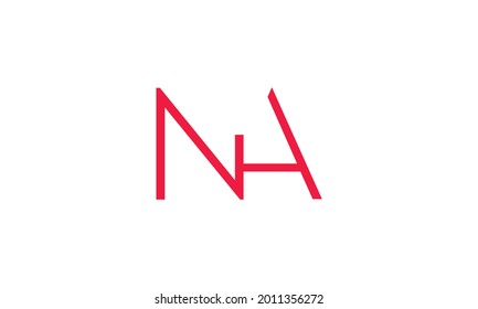 Alphabet letters Initials Monogram logo NA,AN, N and A