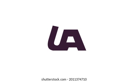 Alphabet letters Initials Monogram logo LA, AL, L and A