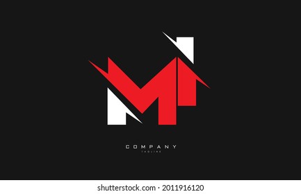 Alphabet letters Initials Monogram logo MI, IM, M and I