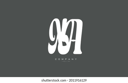 Alphabet letters Initials Monogram logo YA, AY, Y and A