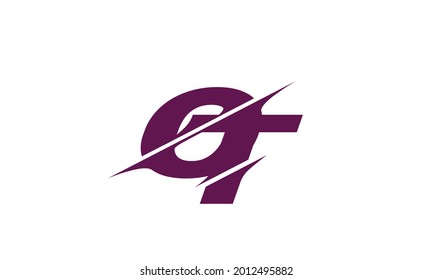 Letras alfabéticas Iniciales Logotipo de monograma GT, TG, G y T
