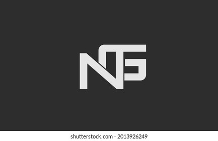 Alphabet letters Initials Monogram logo NG, GN, N and G