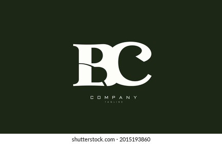 Alphabet letters Initials Monogram logo BC, CB, B and C