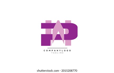Letras alfabéticas Iniciales Monograma HP, HP INITIAL, letra HP