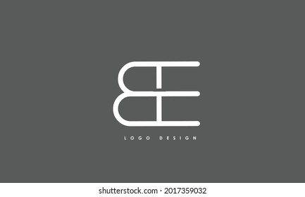 Alphabet letters Initials Monogram logo BE, EB, B and E
