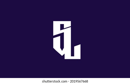 Alphabet letters Initials Monogram logo SL, LS, S and L