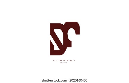 Alphabet letters Initials Monogram logo DC, CD, D and C