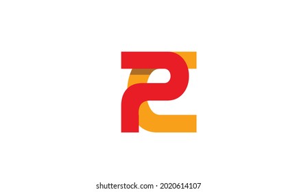 Alphabet letters Initials Monogram logo PC, CP, P and C