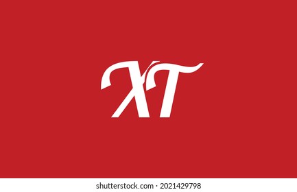 Alphabet letters Initials Monogram logo TX, XT, T and X