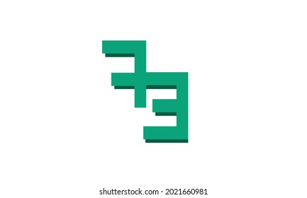 Alphabet letters Initials Monogram logo EF, FE, E and F
