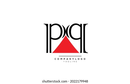 Alphabet letters Initial Monogram Logo PQ, PQ INITIAL, PQ-Brief