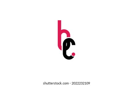 Letras alfabéticas Iniciales Logotipo Monograma BC, CB, B y C