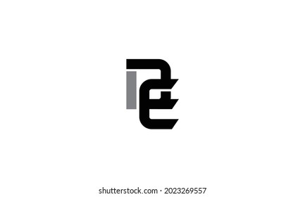 Alphabet letters Initial Monogram Logo DE, ED, D und E