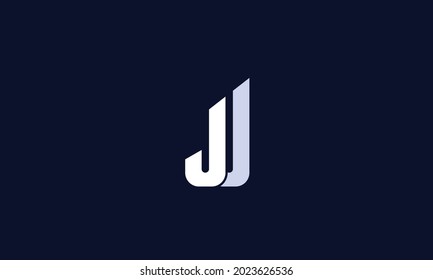 Alphabet letters Initial Monogram Logo JU, UJ, J und U