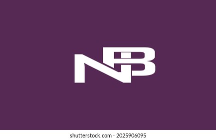 Alphabet letters Initials Monogram logo NB, BN, N and B