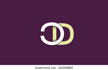 Alphabet letters Initial Monogram Logo CD, DC, C und D
