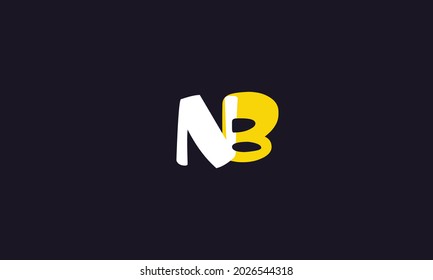 Alphabet letters Initials Monogram logo NB, BN, N and B