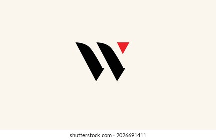 Alphabet letters Initial Monogram Logo W
