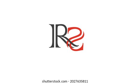 Alphabet letters Initial Monogram Logo RS, SR, R und S
