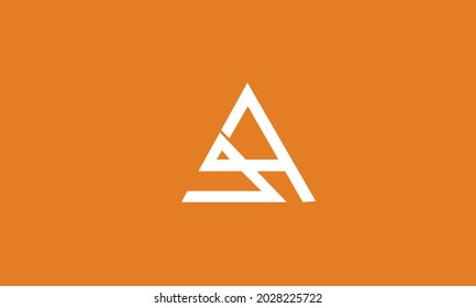 Alphabet letters Initial Monogram Logo SA, AS, S und A