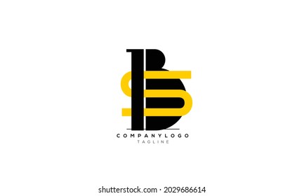 Alphabet letters Initials Monogram logo SB, SB INITIAL, SB letter