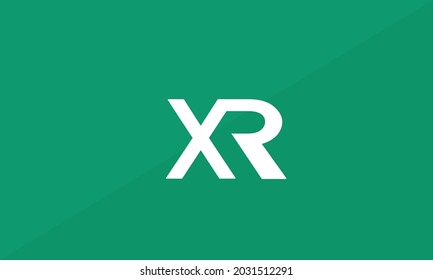 Alphabet letters Initials Monogram logo XR, RX, X and R