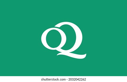 Alphabet letters Initial Monogram Logo QO, OQ, Q und O