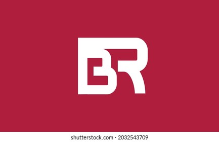 Alphabet letters Initials Monogram logo BR, RB, B and R