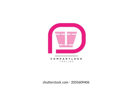 Letras alfabéticas Iniciales Logo Monograma VD, VD INITIAL, letra VD