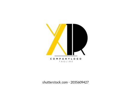 Alphabet letters Initials Monogram logo XR, XR INITIAL, XR letter