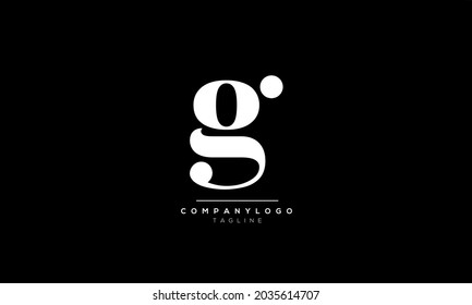 Alphabet letters Initials Monogram logo G, G INITIAL, G letter