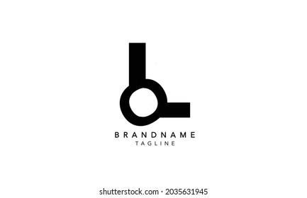 Alphabet letters Initials Monogram logo LO, INITIAL, LO letter