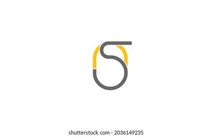 Alphabet letters Initials Monogram logo OS, SO, O and S