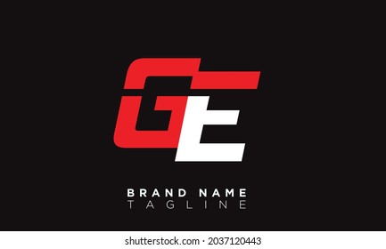 Alphabet letters Initial Monogram Logo GE, EG, G und E