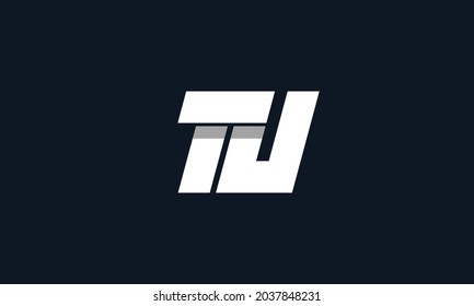 Alphabet letters Initials Monogram logo TU, UT, T and U