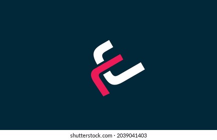Alphabet letters Initial Monogram Logo FE, EF, F und E