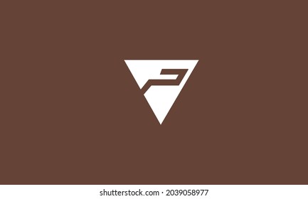 Alphabet letters Initials Monogram logo PV, VP, P and V