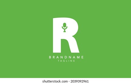 Alphabet letters Initials Monogram logo R,R INITIAL, R letter 