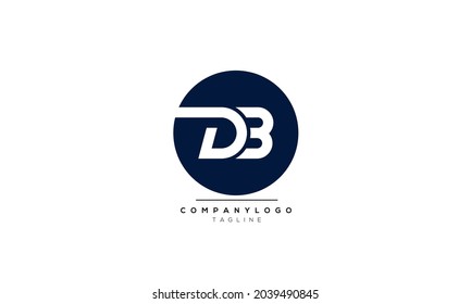 Alphabet letters Initials Monogram logo DB, DB INITIAL, DB letter