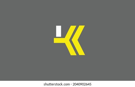 Letras alfabéticas Iniciales Monograma KC, CK, K y C