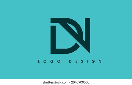 Alphabet letters Initials Monogram logo DV, VD, D and V